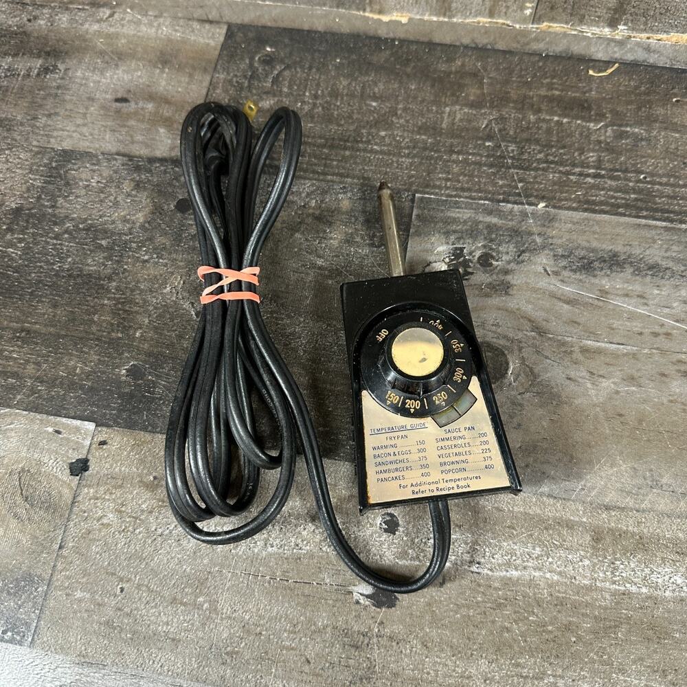 Heat Control RenaWare 120V Power Plug Rena Electric Skillet Cat# 7130E